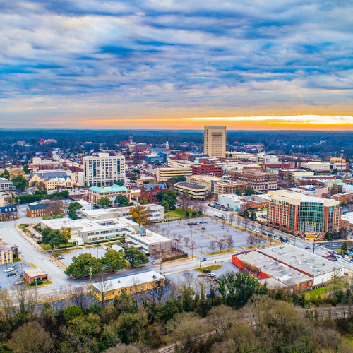photo of the town of Spartanburg