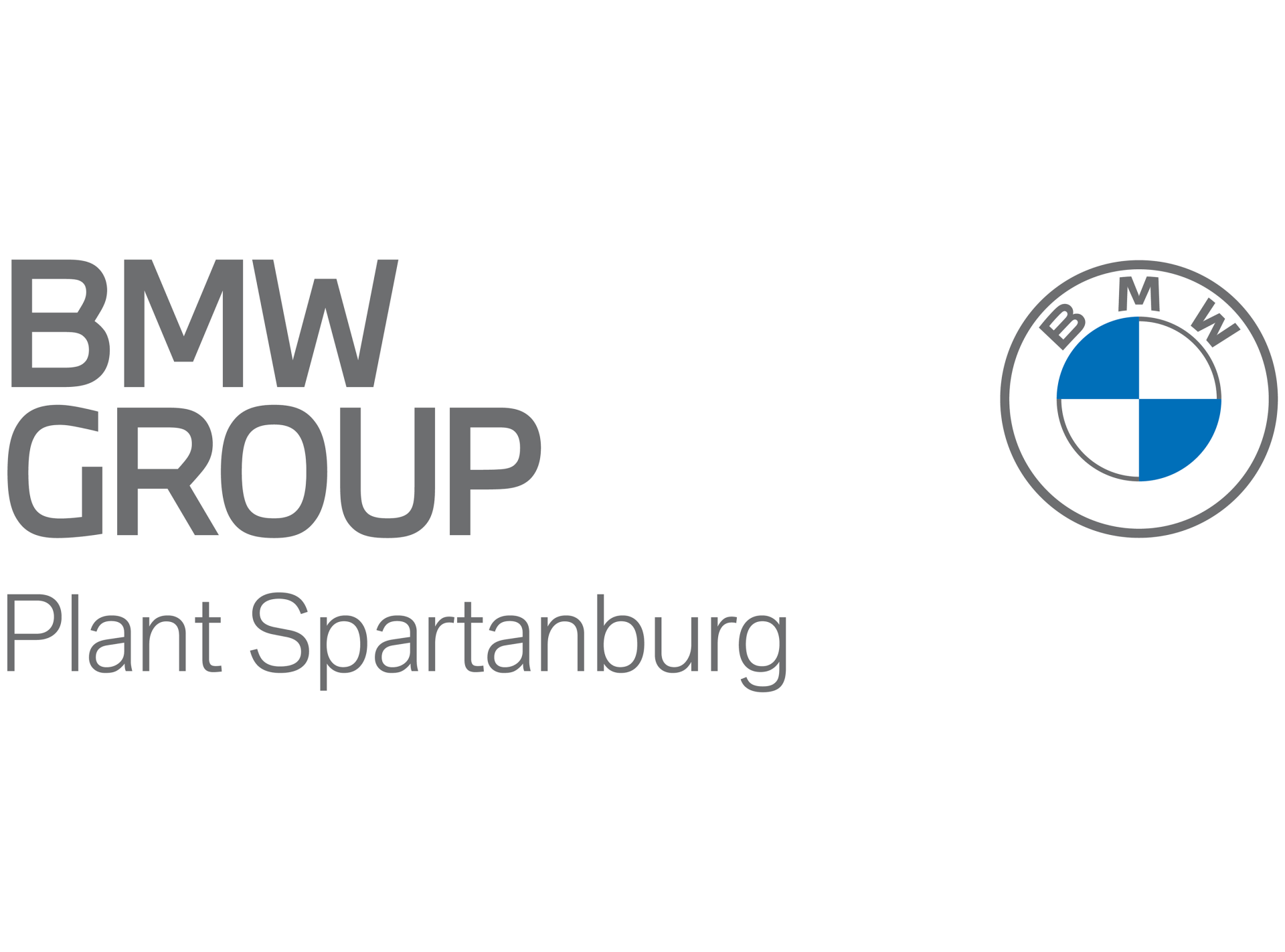 BMW Group Plant Spartanburg Logo. 